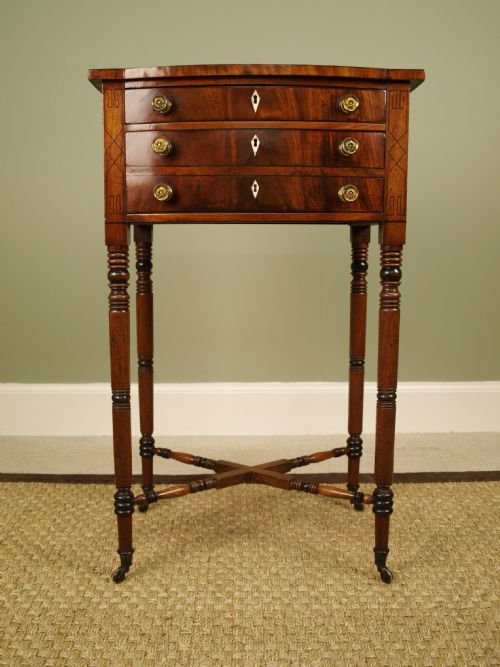 A Small Regency Mahogany Side Table
