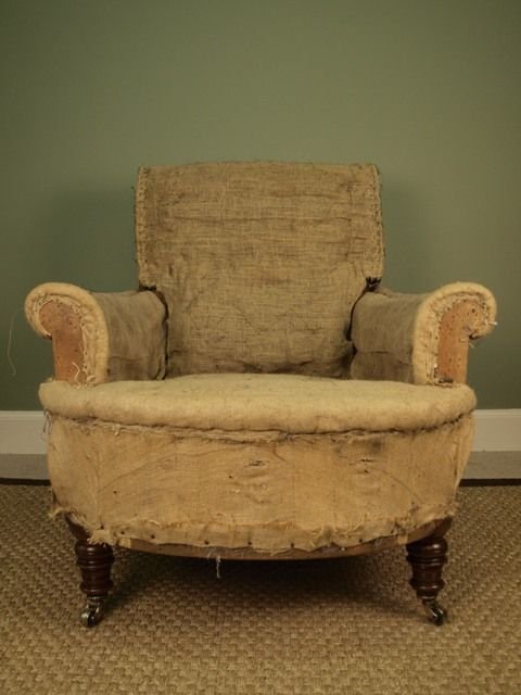 A Substantial Victorian Easy Chair