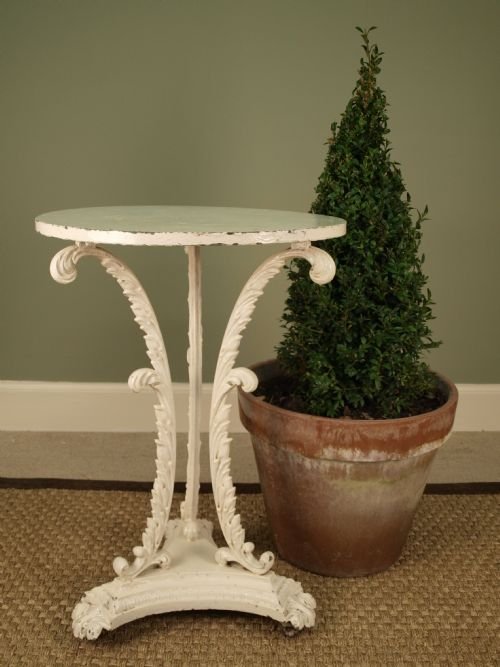 A Victorian Cast Iron Table