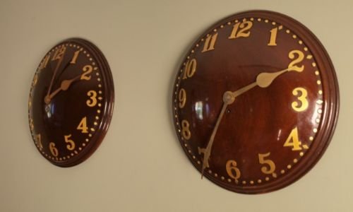 Pair of Art Deco Dial Clocks