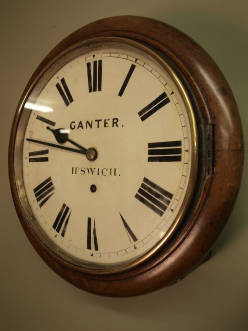 11 Inch Mahogany Dial Clock