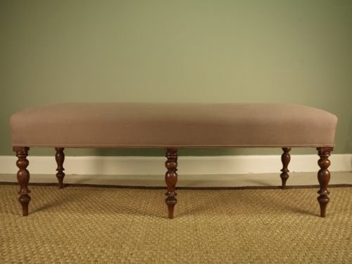 A Large Victorian Window Seat/duet Stool