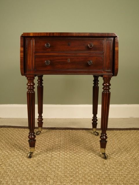 Georgian Goncalo Alves Small Pembroke Table. Atb to Gillows