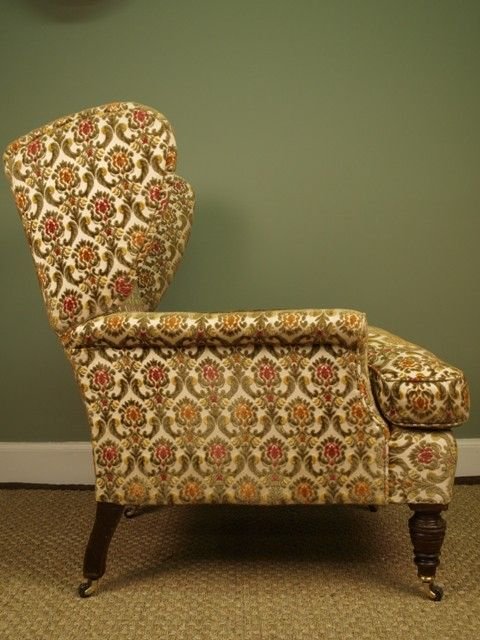 fig 1. A Victorian Upholstered Wing Chair