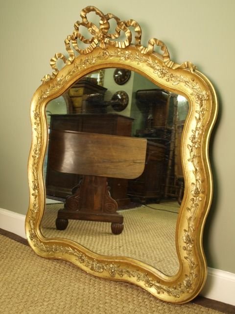 fig 1. A Stunning French Giltwood Mirror