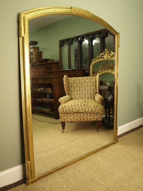 Substantial Victorian Giltwood Mirror