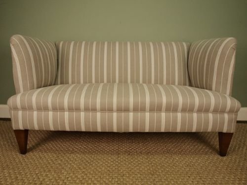 A Small Edwardian Upholstered Sofa