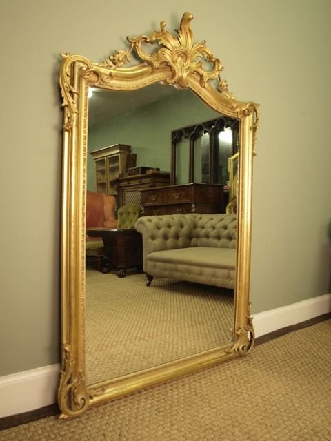 An Impressive Victorian Giltwood Mirror