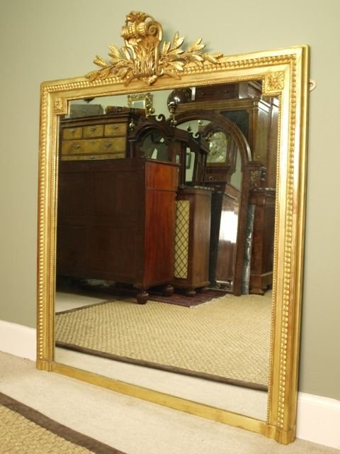 Large 19th Century French Giltwood Mirror