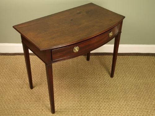 fig 2. Geogian Mahogany Bowfronted Table