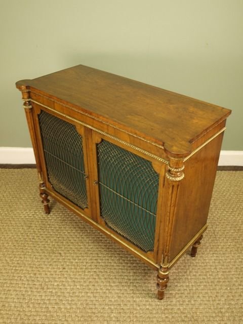 fig 2. A Dwarf Rosewood and Gilded Side Cabinet