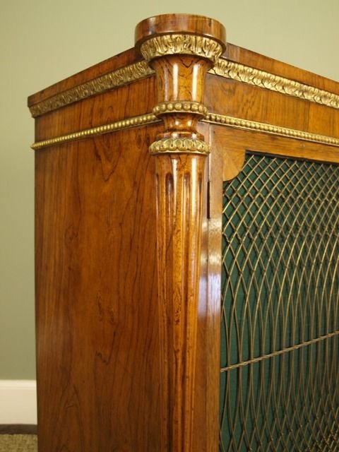 fig 3. A Dwarf Rosewood and Gilded Side Cabinet
