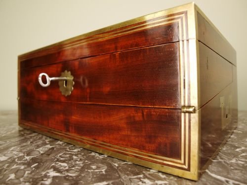 A Superb Regency Campaign Writing Box