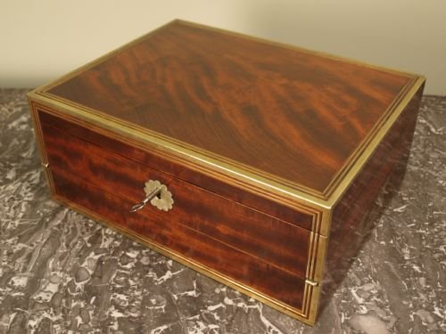 fig 1. A Superb Regency Campaign Writing Box