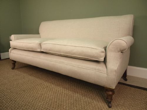 fig 1. Stylish VIctorian Upholstered Sofa With High Back