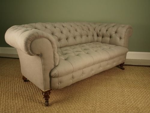 fig 1. A Classic Victorian Upholstered Sofa