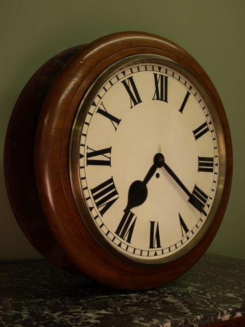 fig 1. A Huge Double Sided Hanging English Dial Clock