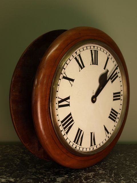 fig 3. A Huge Double Sided Hanging English Dial Clock