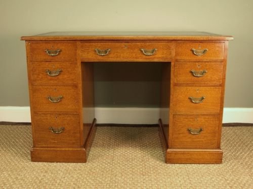 fig 1. A Walnut Holland & Sons Desk