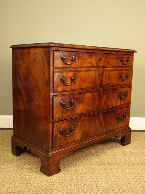 A Small Georgian Mahogany Dressing Chest