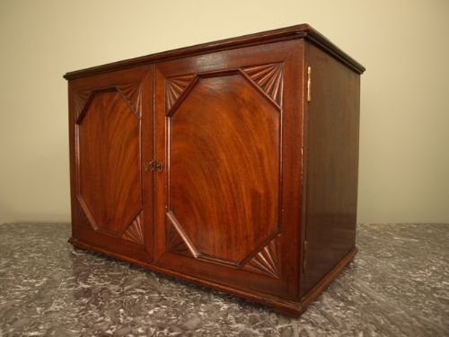 Superb Irish Mahogany Collectors Cabinet - Gillingtons