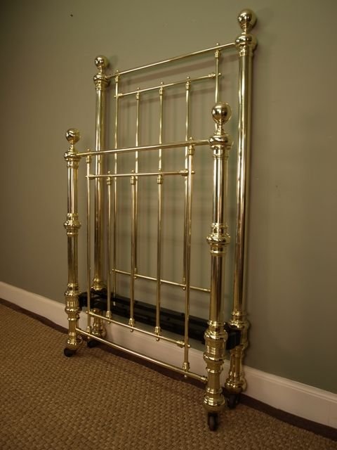 fig 1. A Victorian Single Brass Bed