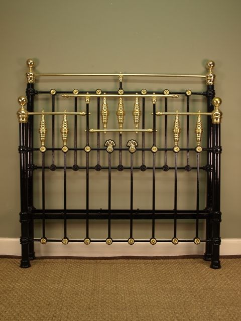 Victorian Brass & Iron Bed 4ft 6 (Double)