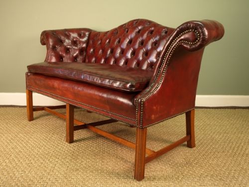fig 1. A Superb Small Leather Sofa
