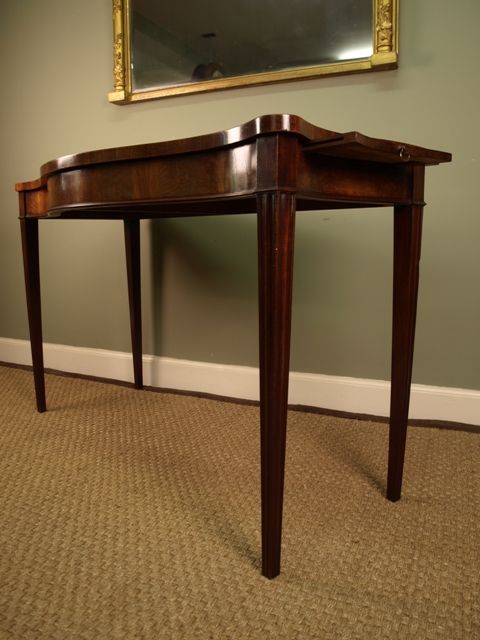 fig 1. A Georgian Mahogany Console/Serving Table
