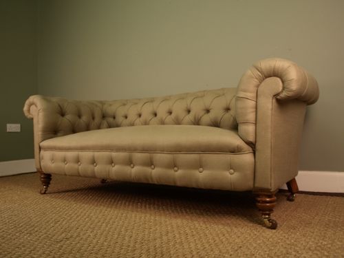 A Beautifully Proportioned Victorian Chesterfield Sofa