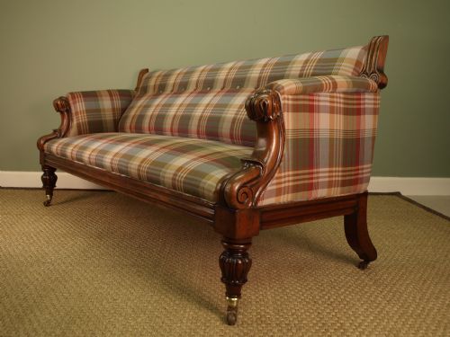 An Impressive William IV Mahogany Settee