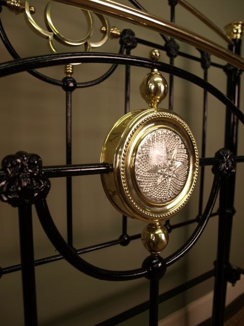 fig 1. A Victorian Brass & Iron Bed 4ft6 (double)