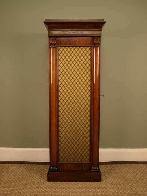 A George 1v Rosewood Side Cabinet/bookcase
