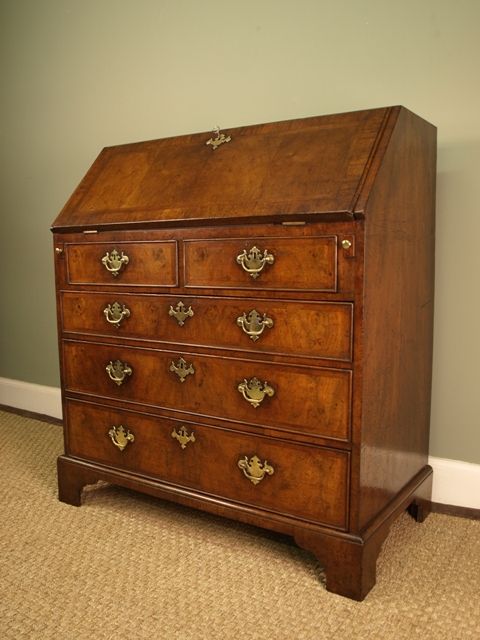 A George II Walnut Bureau