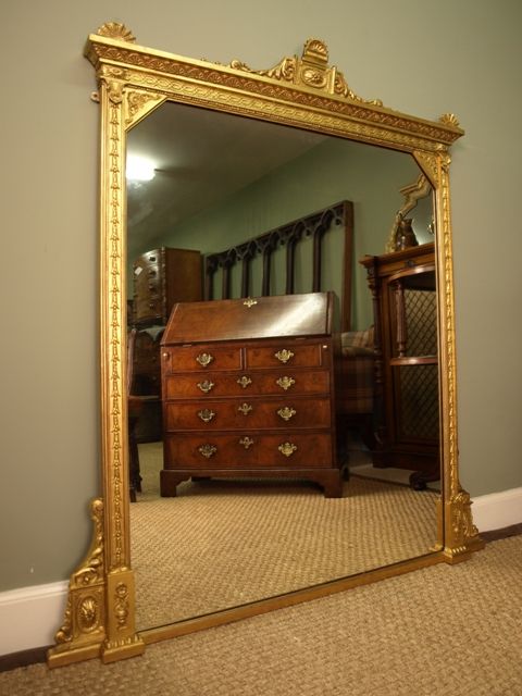 A Stunning Victorian Giltwood Overmantel