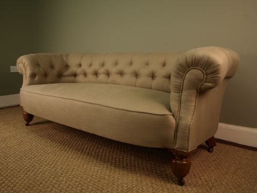 fig 1. Superb Irish Victorian Chesterfield Sofa - Arthur Jones & Sons