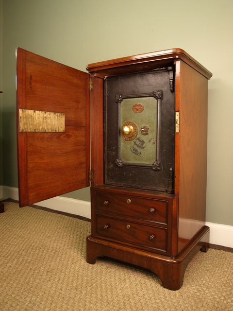 Victorian Mahogany Safe Cabinet