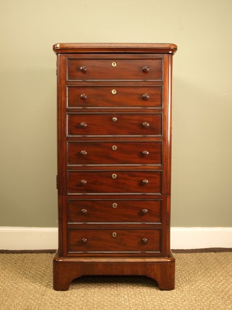 fig 1. Victorian Mahogany Safe Cabinet