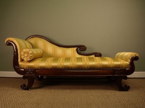 A Superb Regency Rosewood Chaise Lounge