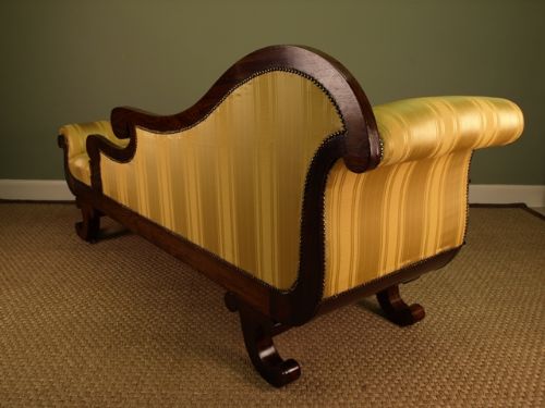 fig 2. A Superb Regency Rosewood Chaise Lounge