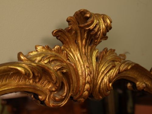fig 1. A Victorian Giltwood Overmantel Mirror