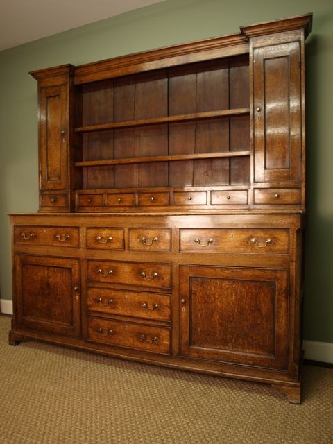 A Superb Georgian English Oak Dresser
