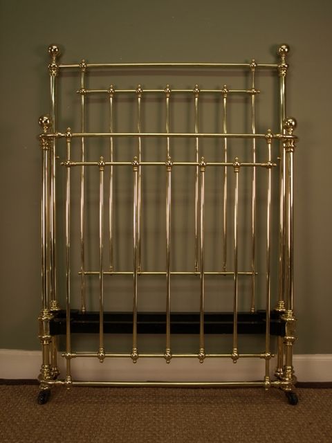 Small Victorian Brass 3ft6 Bed