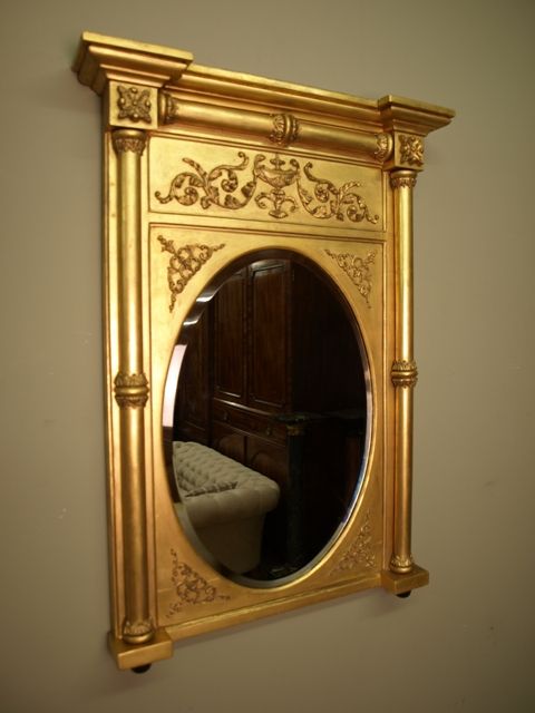 A Victorian Giltwood Wall Mirror
