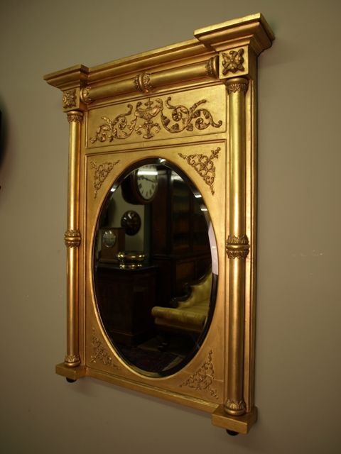 fig 1. A Victorian Giltwood Wall Mirror