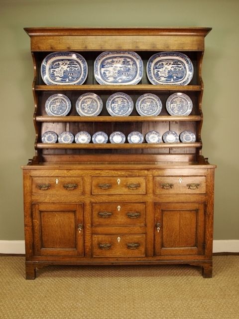 A Small George III Oak Dresser
