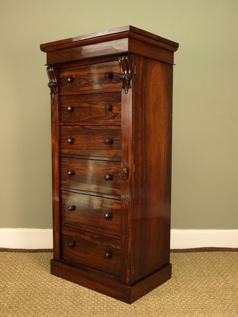 A Fine Quality Rosewood Wellington Chest