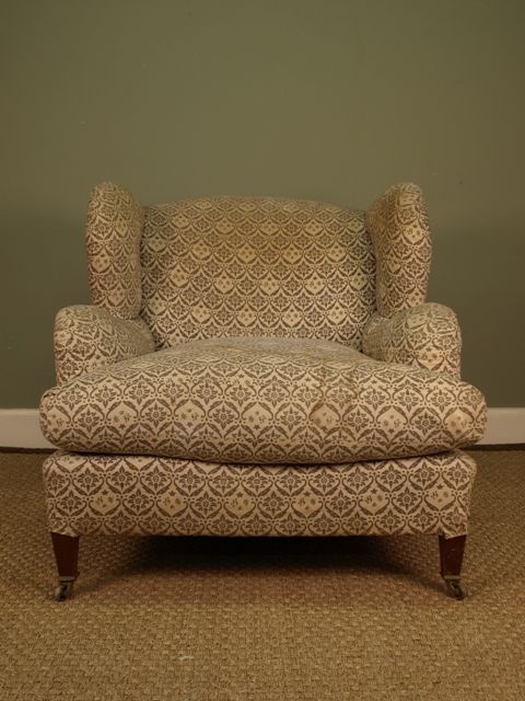 Huge Howard & Sons Armchair Untouched Original Condition