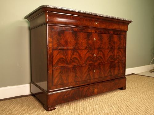 19th Century Mahogany Commode Chest of Drawers