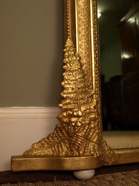 fig 1. A Small Victorian Giltwood Overmantel Mirror